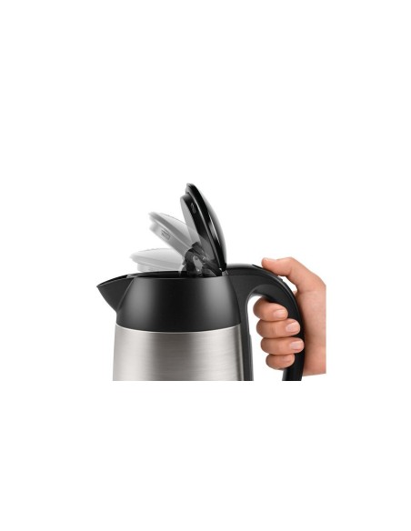 Bosch TWK3P420 bollitore elettrico 1,7 L 2400 W Nero, Acciaio inossidabile