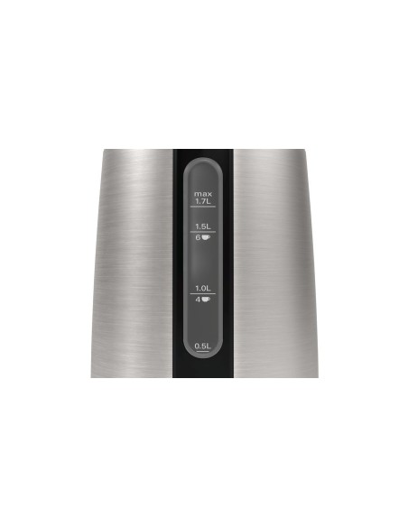 Bosch TWK3P420 bollitore elettrico 1,7 L 2400 W Nero, Acciaio inossidabile
