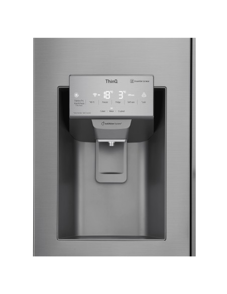 LG GML844PZ6F.APZQEUR frigorifero side-by-side Libera installazione 506 L F Metallico, Argento