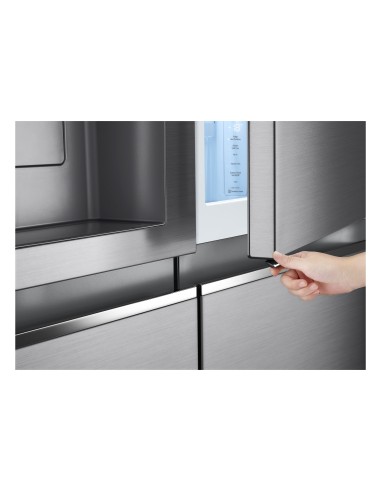 LG GSJV91PZAE frigorifero side-by-side Libera installazione 635 L E Metallico, Argento