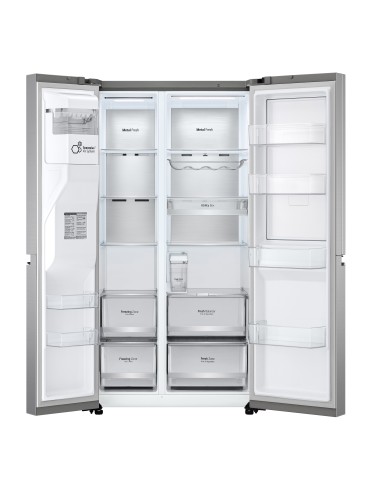LG GSJV91PZAE frigorifero side-by-side Libera installazione 635 L E Metallico, Argento