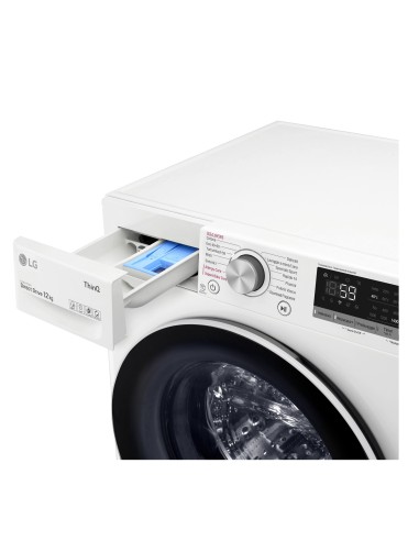 LG F4WV512S0E Lavatrice Intelligente AIDD 12kg Vapore TurboWash 1400 Giri min Carica frontale Classe B