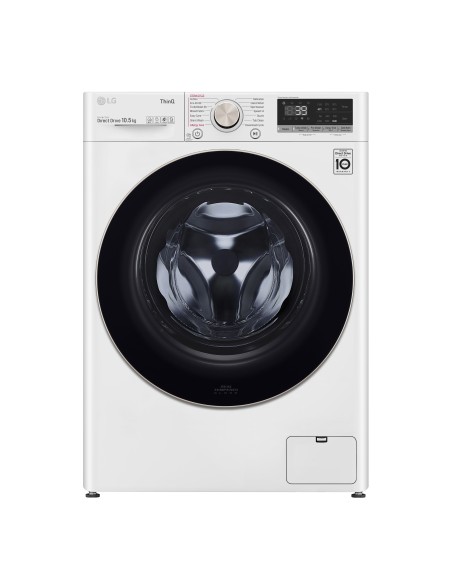 LG F6WV710SGA lavatrice Smart AI DD Libera Installazione Autodose Vapore TurboWash 360 10.5 kg Caricamento frontale A Oro Rosa