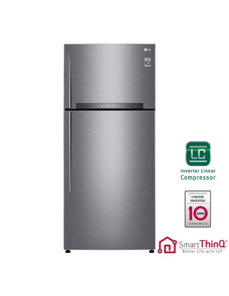 LG GTB744PZHZD frigorifero con congelatore Libera installazione 506 L E Acciaio inossidabile