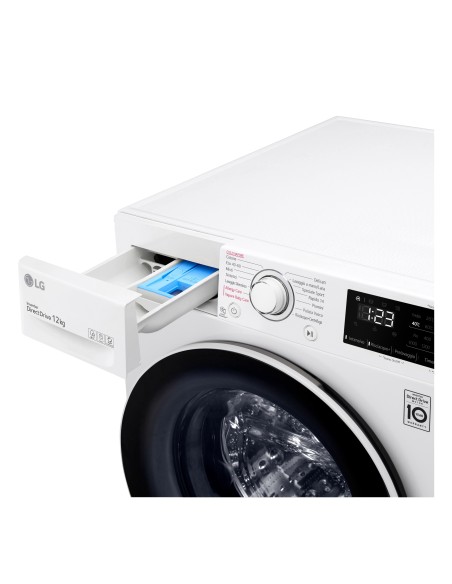 LG F4WV312S0E Lavatrice Intelligente AIDD 12kg Vapore 1400 Giri min Carica frontale Classe B