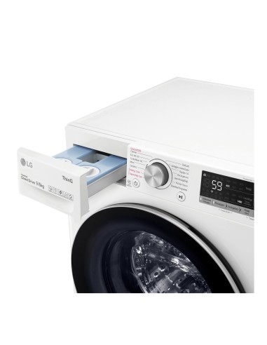 LG F4DV509H1EA Lavasciuga Intelligente AIDD 9 6kg Autodose Vapore 1400 Giri min Carica frontale Classe E