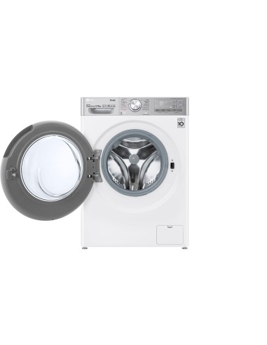 LG F4DV912H2EA lavasciuga Libera installazione Caricamento frontale Nero, Bianco E