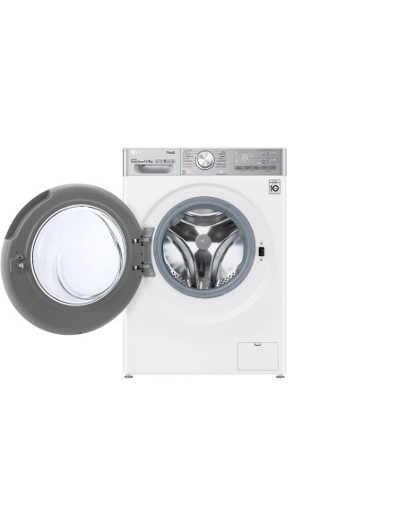 LG F4DV912H2EA lavasciuga Libera installazione Caricamento frontale Nero, Bianco E