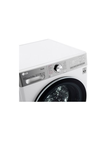 LG F4DV912H2EA lavasciuga Libera installazione Caricamento frontale Nero, Bianco E