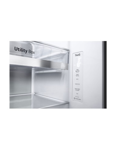 LG GSLV90PZAD frigorifero side-by-side Libera installazione 635 L D Acciaio inossidabile