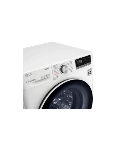 LG F4WV508S0B lavatrice Caricamento frontale 8 kg 1400 Giri min B Bianco