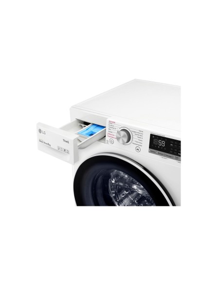 LG F4WV508S0B lavatrice Caricamento frontale 8 kg 1400 Giri min B Bianco