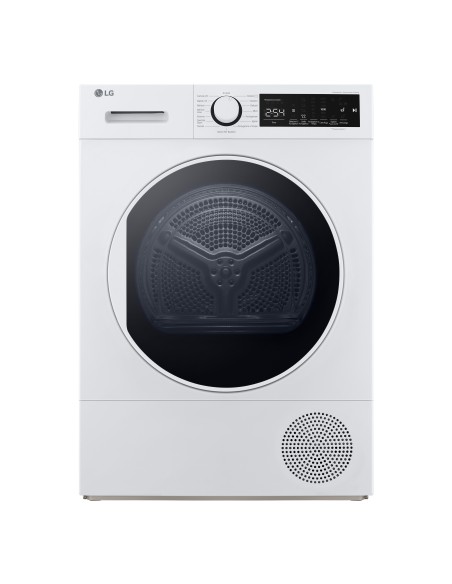 LG Asciugatrice RH80M3AV6R Capacità 8Kg, Classe A++, Tecnologia a Pompa di Calore