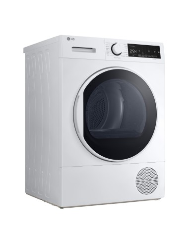 LG Asciugatrice RH80M3AV6R Capacità 8Kg, Classe A++, Tecnologia a Pompa di Calore