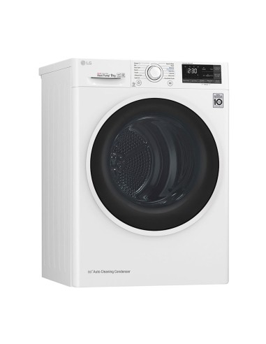 LG RH90V5AV6Q asciugatrice 9 kg Pompa di Calore Libera installazione Carica frontale A++