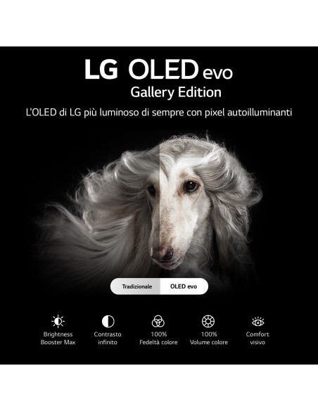 LG OLED evo Gallery Edition 4K 83'' Serie G2 OLED83G26LA Smart TV NOVITÀ 2022