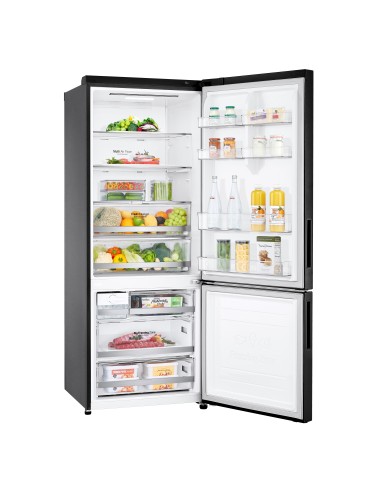 LG GBB569MCAMN.AMCQEUT frigorifero con congelatore Libera installazione 462 L E Nero