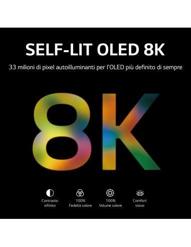 LG OLED 8K 77'' Serie Z2 OLED77Z29LA 8K Smart TV NOVITÀ 2022
