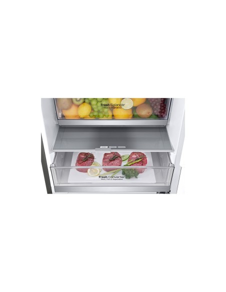 LG GBB72PZVCN1 frigorifero con congelatore Libera installazione 384 L C Acciaio inossidabile