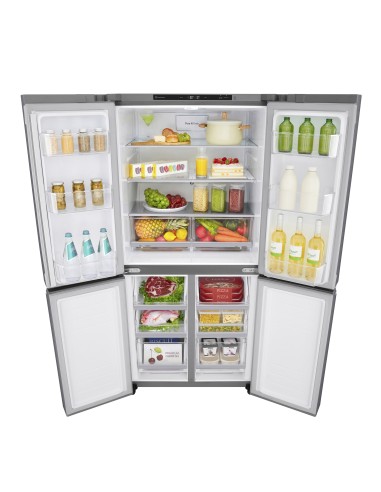 LG GMB844PZFG frigorifero side-by-side Libera installazione 530 L F Metallico, Argento