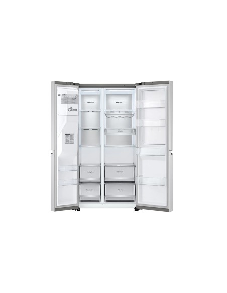 LG GSJV90BSAE frigorifero side-by-side Libera installazione 635 L E Acciaio inossidabile