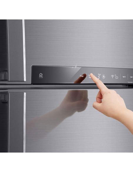 LG GTB574PZHZD Doppia porta , Platino, Argento 438L