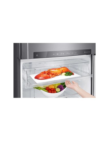 LG GTF916PZPYD frigorifero con congelatore Libera installazione 592 L E Acciaio inossidabile