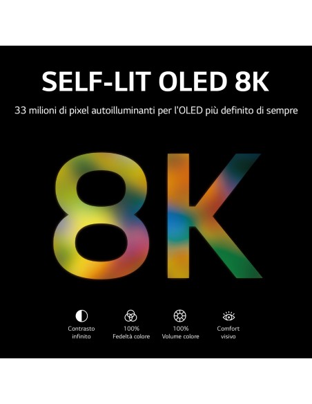 LG OLED SIGNATURE 8K 88'' Serie Z2 OLED88Z29LA 8K Smart TV NOVITÀ 2022
