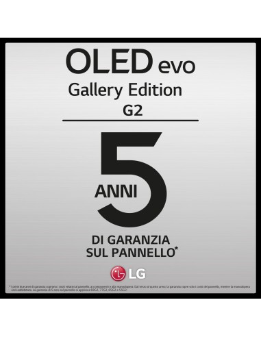 LG OLED evo Gallery Edition 4K 97'' Serie G2 OLED97G29LA Smart TV NOVITÀ 2022
