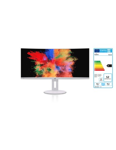 Fujitsu Displays P34-9 UE 86,6 cm (34.1") 3440 x 1440 Pixel UltraWide Quad HD LED Grigio