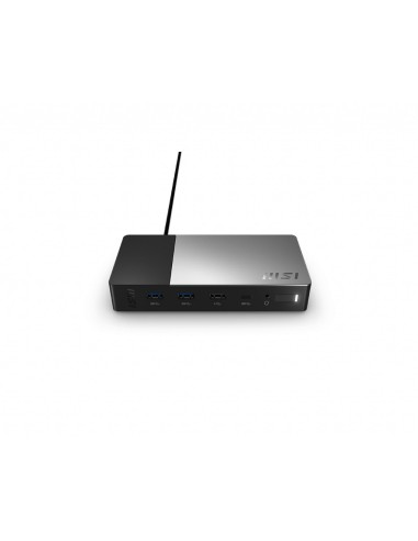 MSI USB-C Docking Station Gen 2 USB 3.2 Gen 2 (3.1 Gen 2) Type-C Nero