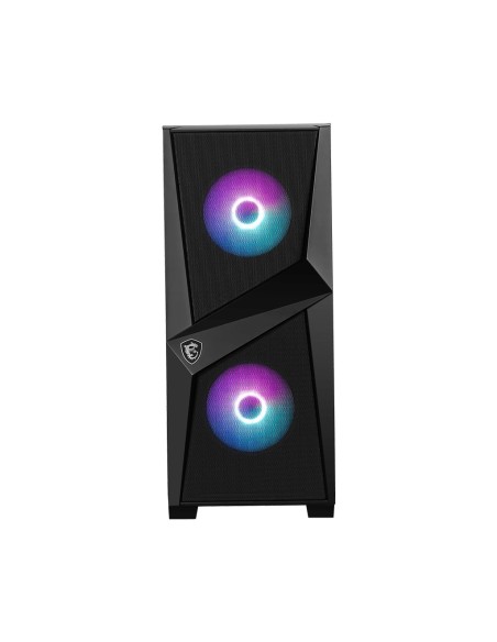 MSI MAG FORGE 100R computer case Midi Tower Nero, Trasparente