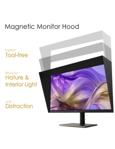 MSI Summit MS321UP 81,3 cm (32") 3840 x 2160 Pixel 4K Ultra HD LED Nero, Oro 2