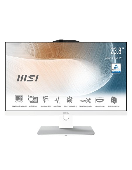 MSI Modern AM242TP 11M Intel® Core™ i7 60,5 cm (23.8") 1920 x 1080 Pixel Touch screen 16 GB DDR4-SDRAM 512 GB SSD PC All-in-one