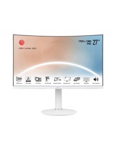 MSI Modern MD271CPW 68,6 cm (27") 1920 x 1080 Pixel Full HD Bianco