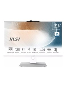 MSI Modern 11M-850EU Intel® Core™ i7 60,5 cm (23.8") 1920 x 1080 Pixel 16 GB DDR4-SDRAM 512 GB SSD PC All-in-one Windows 11 Pro 2