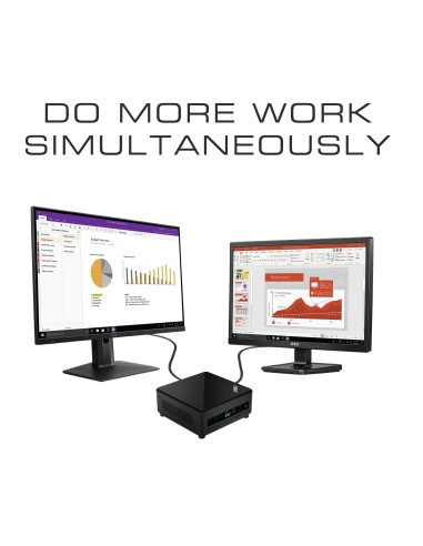 MSI Cubi 5 10M-009BEU PC con dimensioni 0,69 l Nero BGA 1528 i3-10110U 2,1 GHz