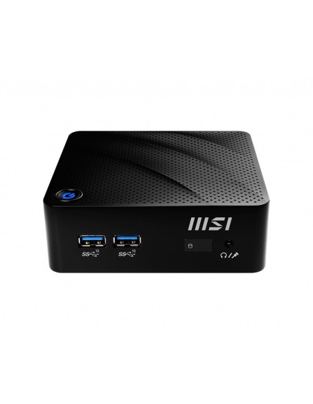 MSI Cubi N JSL-001EU N6000 mini PC Intel Pentium N 4 GB DDR4-SDRAM 128 GB SSD Windows 10 Pro Nero