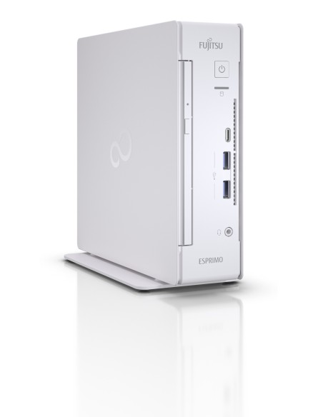 Fujitsu ESPRIMO Q7010 i5-10400T mini PC Intel® Core™ i5 8 GB DDR4-SDRAM 256 GB SSD Windows 10 Pro Bianco