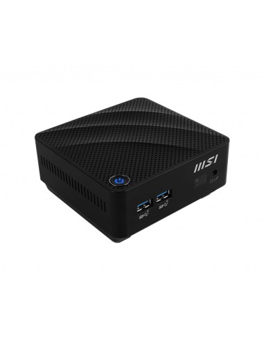 MSI Cubi N JSL-002EU N4500 mini PC Intel® Celeron® N 4 GB DDR4-SDRAM 128 GB SSD Windows 10 Pro Nero