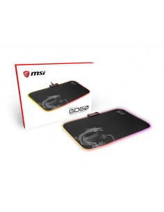 MSI AGILITY GD60 tappetino per mouse Tappetino per mouse per gioco da computer Nero, Grigio