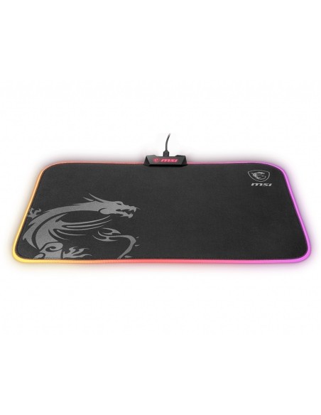 MSI AGILITY GD60 tappetino per mouse Tappetino per mouse per gioco da computer Nero, Grigio
