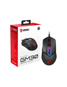 MSI Clutch GM30 mouse Mano destra USB tipo A Ottico 6200 DPI