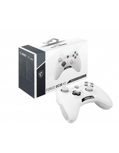 MSI S10-43G0040-EC4 periferica di gioco Bianco USB 2.0 Gamepad Analogico Digitale Android, PC