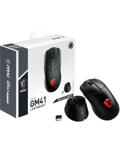 MSI Clutch GM41 Lightweight Wireless mouse Mano destra RF Wireless Ottico 20000 DPI