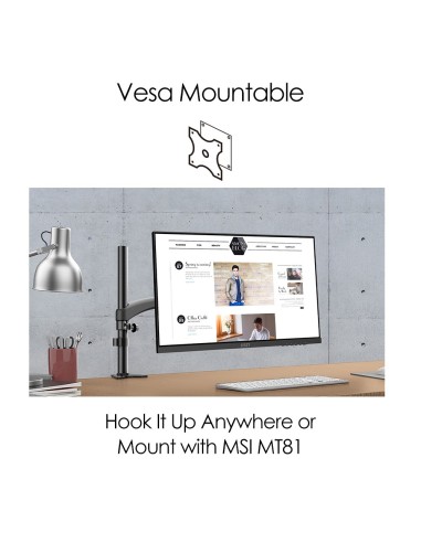 MSI Pro MP241X 60,5 cm (23.8") 1920 x 1080 Pixel Full HD LCD Nero