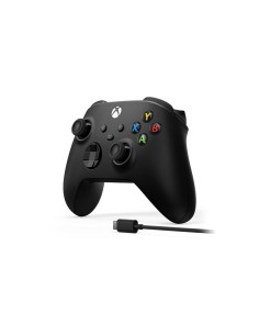 Microsoft Xbox Wireless Controller + USB-C Cable Nero Gamepad Analogico Digitale PC, Xbox One, Xbox One S, Xbox One X, Xbox 2
