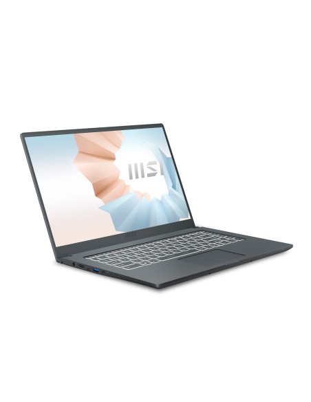 MSI Modern 15 A11MU-1011IT i7-1195G7 Computer portatile 39,6 cm (15.6") Full HD Intel® Core™ i7 8 GB DDR4-SDRAM 512 GB SSD