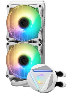 MSI MAG-CRLQD-240RW sistema di raffreddamento per computer Case per computer Refrigeratore 2,5 cm Bianco
