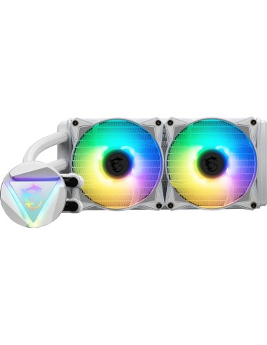 MSI MAG-CRLQD-240RW sistema di raffreddamento per computer Case per computer Refrigeratore 2,5 cm Bianco